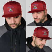 World Football Haiti 2026 Snapback Cap Haiti est de Retour Red Voodoo Veve Spirits - Wonder Print Shop