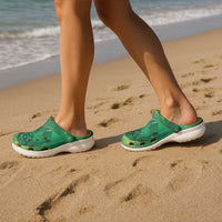 World Mental Health Awareness Month Clogs Shoes Warriors Brave Strong Galaxy Vibes - Wonder Print Shop