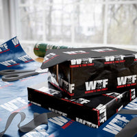 WTF Wheres The Fire Wrapping Paper Roll Funny Fireman Firefighter - Wonder Print Shop