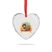 WWJD Probably Flip Tables Heart Crystal Glass Ornament Retro Christian Humor