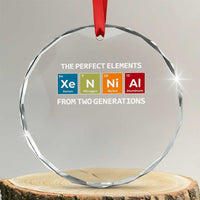 Xennial The Perfect Elements From Two Generations Crystal Glass Ornament Periodic Table Science Graphic