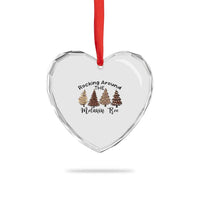 Xmas African American Heart Crystal Glass Ornament Rocking Around The Melanin Tree Xmas Tree - Wonder Print Shop
