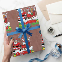 Xmas Bowling Squad Wrapping Paper Roll Funny Holiday Bowler - Wonder Print Shop
