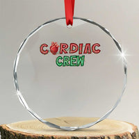 Xmas Cardiac Nurse Crystal Glass Ornament Cardiac Crew Anatomical Xmas Heart Anatomy Nurse Gift TS10