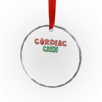 Xmas Cardiac Nurse Crystal Glass Ornament Cardiac Crew Anatomical Xmas Heart Anatomy Nurse Gift TS10