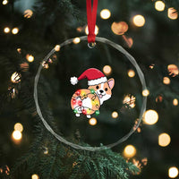 Xmas Corgi Dog Crystal Glass Ornament Cute Animal Pet Puppy Lover Gift Xmas Lights TS10