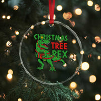 Xmas Dinosaur Crystal Glass Ornament Funny Tree Rex Xmas Light TS12