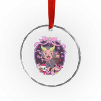 Xmas Kawaii Pastel Krampus Crystal Glass Ornament TS09