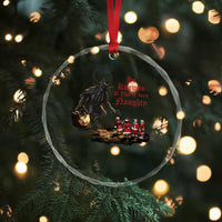 Xmas Krampus Crystal Glass Ornament He Knows If You've Been Naughty TS09