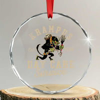Xmas Krampus Day Care Service Crystal Glass Ornament TS09