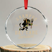 Xmas Krampus Day Care Service Crystal Glass Ornament TS09
