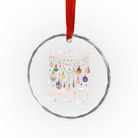 Xmas Lights And Equal Rights LGBTQ Crystal Glass Ornament TS11