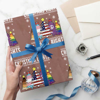 Xmas Lights Equal Rights Ugly Sweater Activism Gift Wrapping Paper Roll - Wonder Print Shop