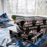 Xmas Lights Equal Rights Ugly Sweater Activism Gift Wrapping Paper Roll - Wonder Print Shop