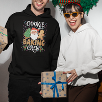 Christmas Hoodie Cookie Baking Crew Santa Xmas Tree Gingerbread - Wonder Print Shop
