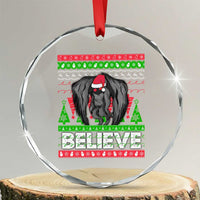 Xmas Mothman Crystal Glass Ornament Believe Cryptmas Cryptid Monster Point Pleasant TS02