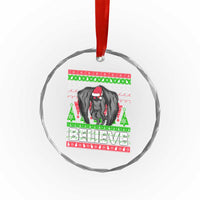 Xmas Mothman Crystal Glass Ornament Believe Cryptmas Cryptid Monster Point Pleasant TS02