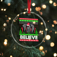 Xmas Mothman Crystal Glass Ornament Believe Cryptmas Cryptid Monster Point Pleasant TS02