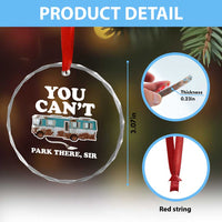 Xmas Movie Crystal Glass Ornament The Cousins RV Christmas Vacation Viral Internet Meme TS10