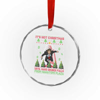 Xmas Nakatomi Plaza Crystal Glass Ornament It's Not Christmas Until Hans Gruber Falls TS09