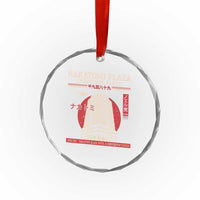 Xmas Nakatomi Plaza Crystal Glass Ornament Xmas Party 1988 Noel Vintage Japanese Style TS11