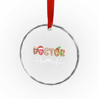 Xmas Optometry Crystal Glass Ornament Ophthalmologist Optometrist Eye Doctor Nurse Gift TS10