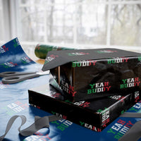 Yeah Buddy Italian Flag Wrapping Paper Roll Vintage Retro - Wonder Print Shop