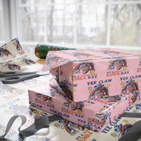 Yee Claw Lobster Wrapping Paper Roll It's a Crawfish Kinda Day Summer Beach Vaction Gift