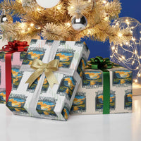 Yellowstone National Park Wrapping Paper Roll Worlds First NP Retro Vintage Graphic - Wonder Print Shop