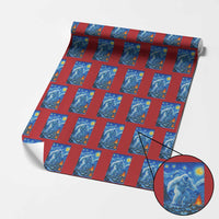 Yeti Cryptid Xmas Wrapping Paper Roll Winter Monster Starry Night Xmas - Wonder Print Shop