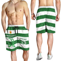 Zimbabwe Rugby Custom Shorts for Men Go Sables Go - Wonder Print Shop