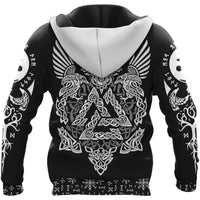 Viking Clothing WOLF Hammer Raven Valknut SPEAR Hoodie RLT12 - Wonder Print Shop