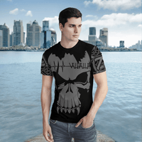 Viking Clothing Viking Valhalla Valknut Viking T Shirt RLT12 - Wonder Print Shop