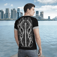 Viking Clothing Odin Raven Ulfberht Swords Viking T Shirt RLT12 - Wonder Print Shop