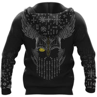 Viking Clothing Wolf Fenrir Odin Viking Hoodie RLT12 - Wonder Print Shop