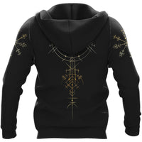 Viking Clothing Skull Vegvisir Viking Hoodie RLT12 - Wonder Print Shop