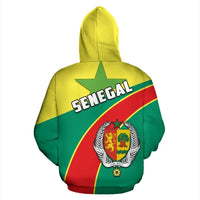 Senegal All Over Print Hoodie Les Lions De La Teranga Football Style RLT6 - Wonder Print Shop