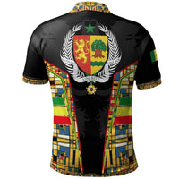 Senegal Polo Shirt Senegal Flag Color and Coat Of Arm RLT6 - Wonder Print Shop