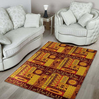 Wonder Print Shop Area Rug African Pattern Ornament Area Rug LT10 - Wonder Print Shop