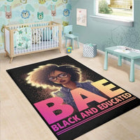 Wonder Print Shop Area Rug Black and Educated Black Area Rug LT10 - Wonder Print Shop