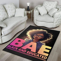 Wonder Print Shop Area Rug Black and Educated Black Area Rug LT10 - Wonder Print Shop