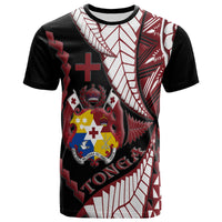 Tonga Emancipation Day T Shirt Kupesi Pattern No.1 Black - Wonder Print Shop