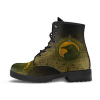 viking-leather-boots-ethnic-odin-raven-gold