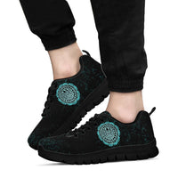 Viking Sneakers - Viking Bear Claws Cyan Tattoo RLT12 - Wonder Print Shop