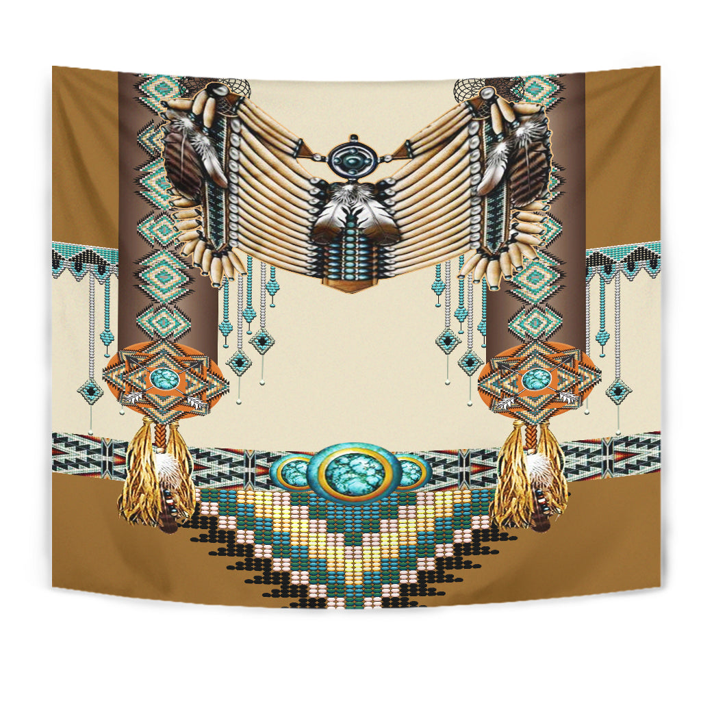 brown-pattern-breastplate-native-american-tapestry