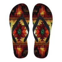 southwest-brown-symbol-native-american-flip-flops
