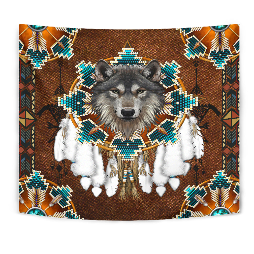 blue-mandala-feather-wolf-native-american-tapestry
