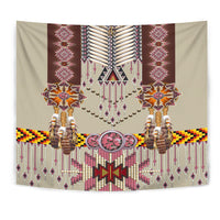 Native American Pink Pattern Breastplate Tapestry LT10 - Wonder Print Shop