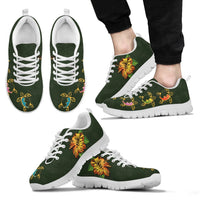 Hawaii Turtle Sneakers, Hibiscus Trainers - Wonder Print Shop