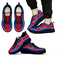 Belize Flag Color Sneakers - Wonder Print Shop